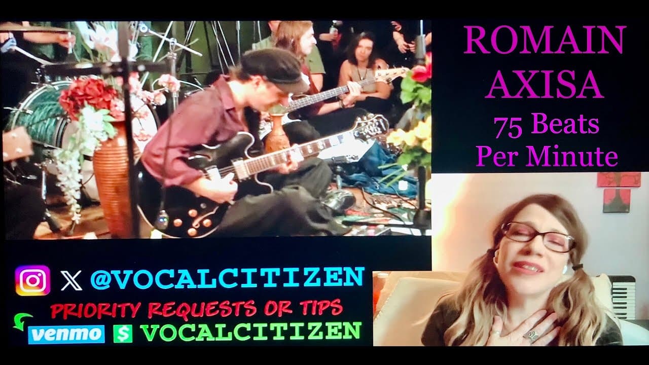 Romain Axisa - 75 Beats Per Minute live reaction