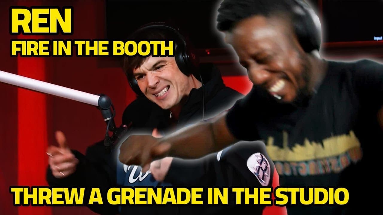 Ren's Fire in the Booth Reaction | WHY HE DO THE STUDIO LIKE THAT!?