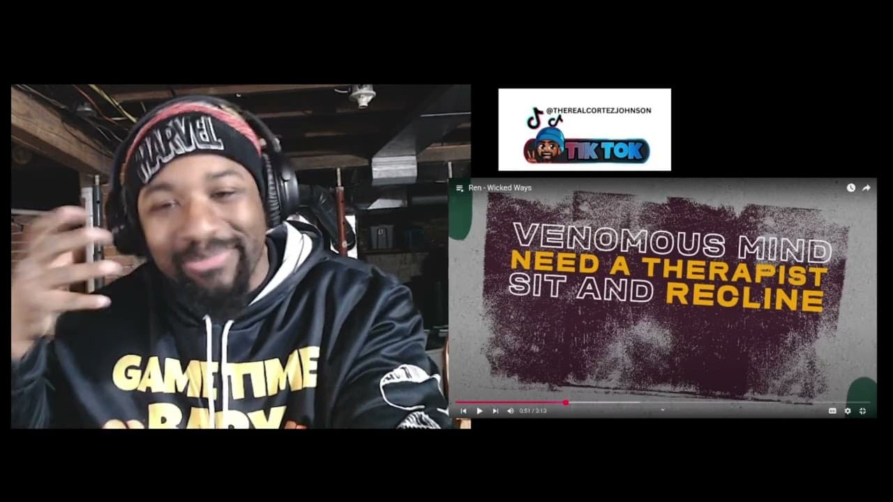 REN IS RAPPING SOMTHING SERIOUS!!!WICKED WAYS REACTION