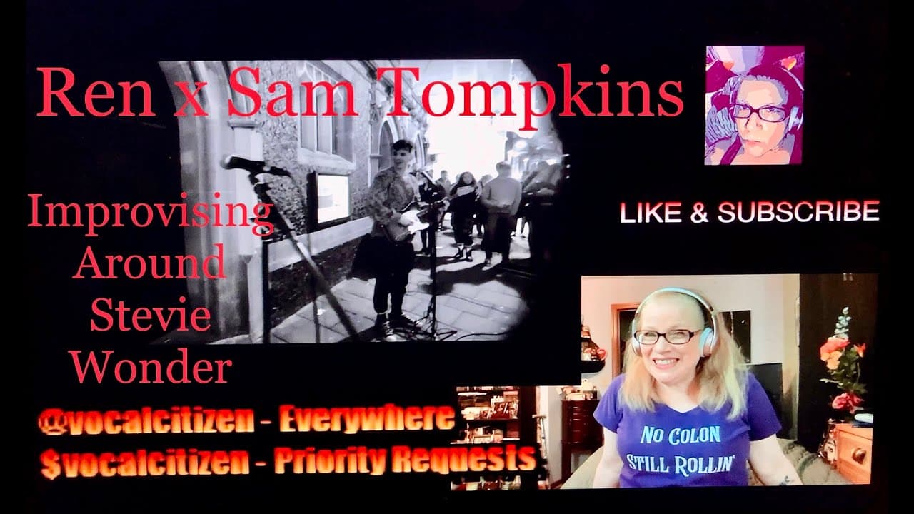 REn x Sam Tompkins - "Improvising Around Stevie Wonder (live)" reaction