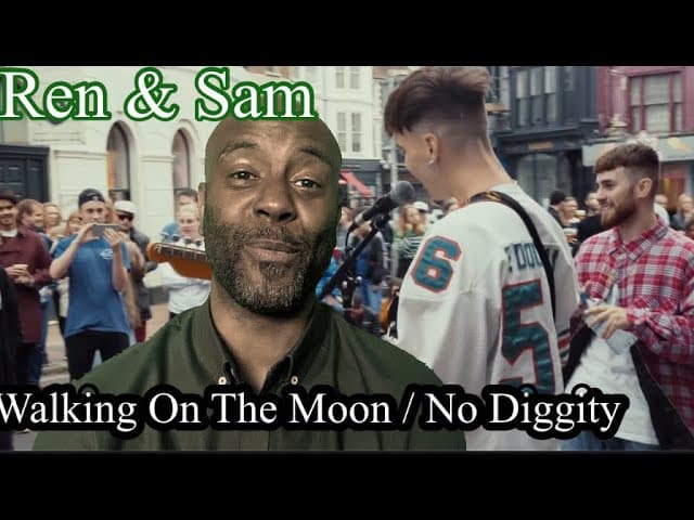 Ren & Sam Tompkins - Walking On The Moon / No Diggity (Live Performance) REACTION