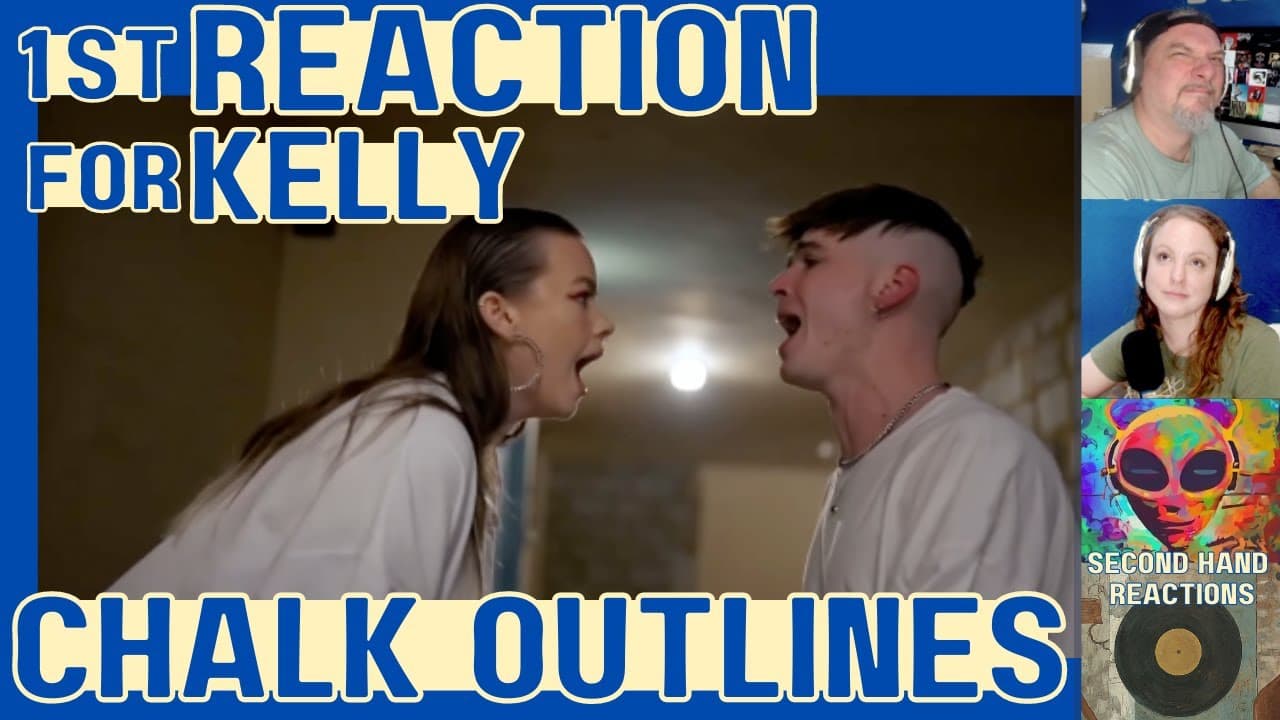 Ren x Chinchilla 'Chalk Outlines (live) | 1st REACTION for Kelly