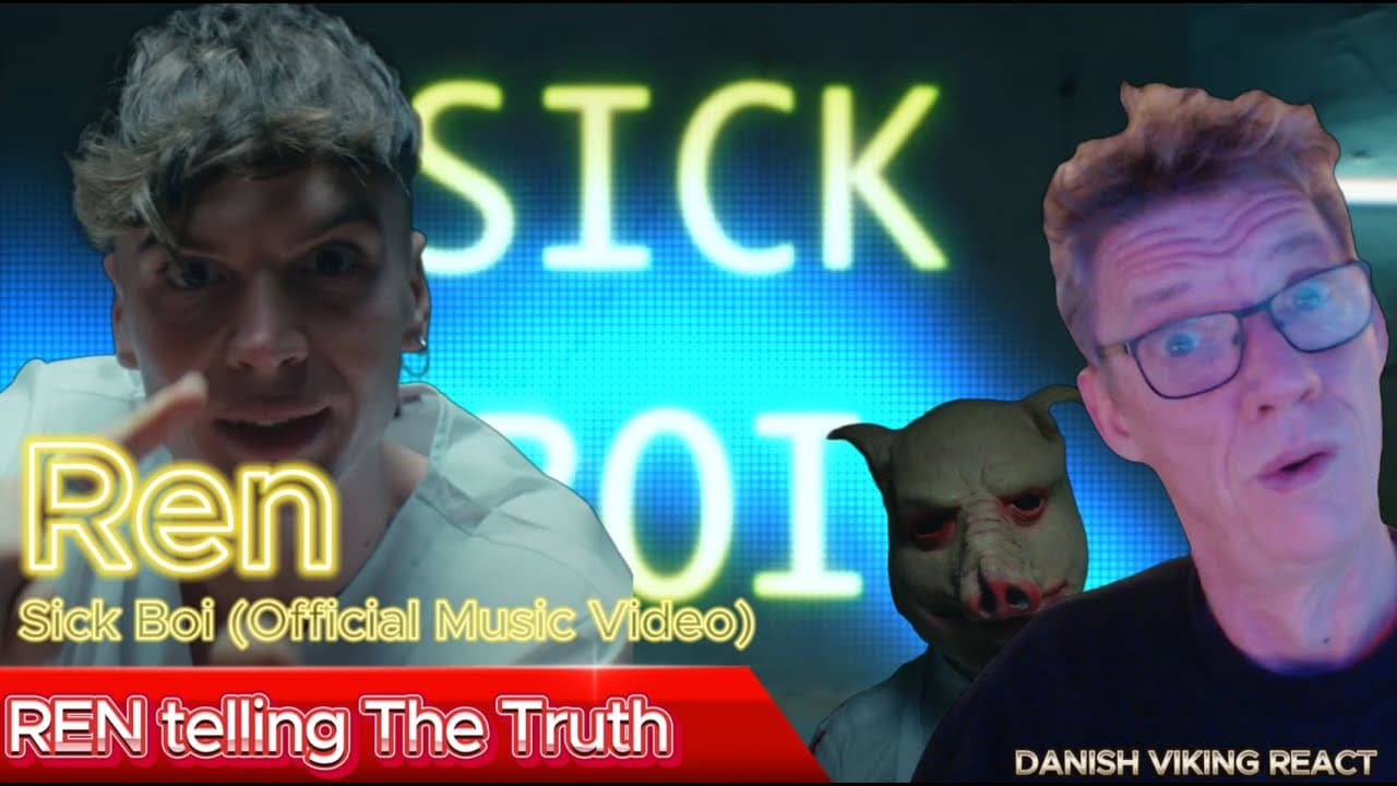 Ren   Sick Boi Official Music Video #reaction #renreaction #ren #danishviking #music #