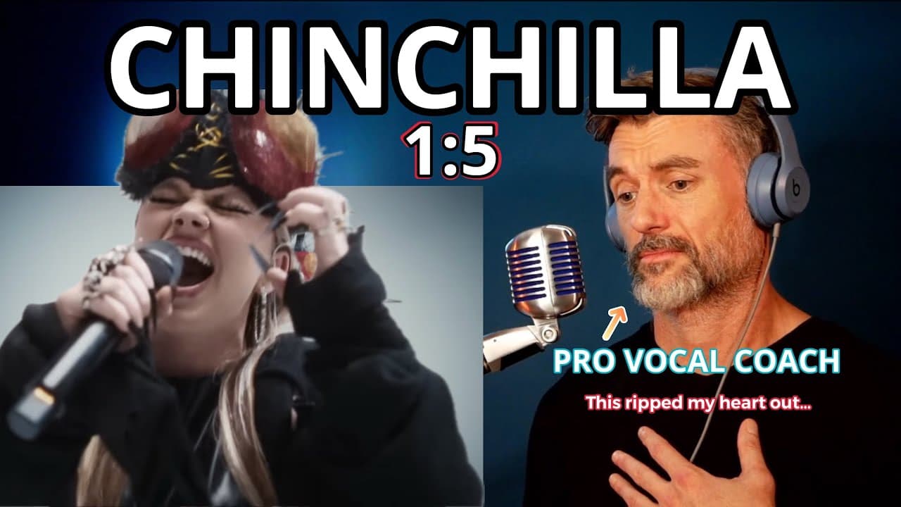 Pro Vocal Coach Reacts: Chinchilla 1:5💥First Listen Ever!