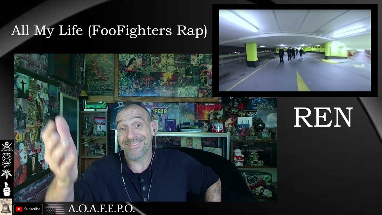 Ren - All My Life (FooFighters Rap) - Reaction with Rollen