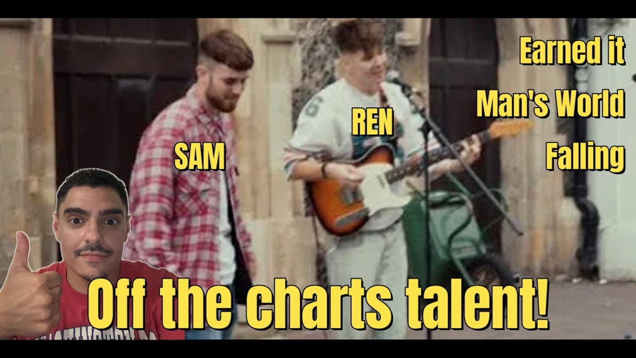 FIRST TIME REACTING TO Ren & Sam Tompkins - Earned it /Mans World / Falling