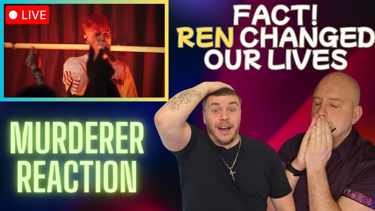 Ren – Murderer (Live) | First Time Reaction!