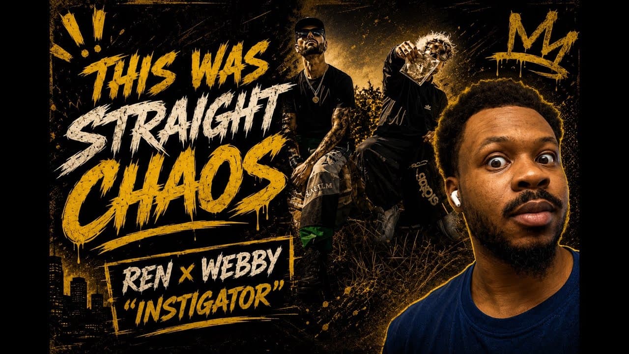 This DUO WAS IN FLOW STATE  —Ren x Chris Webby "Instigator" REACTION 