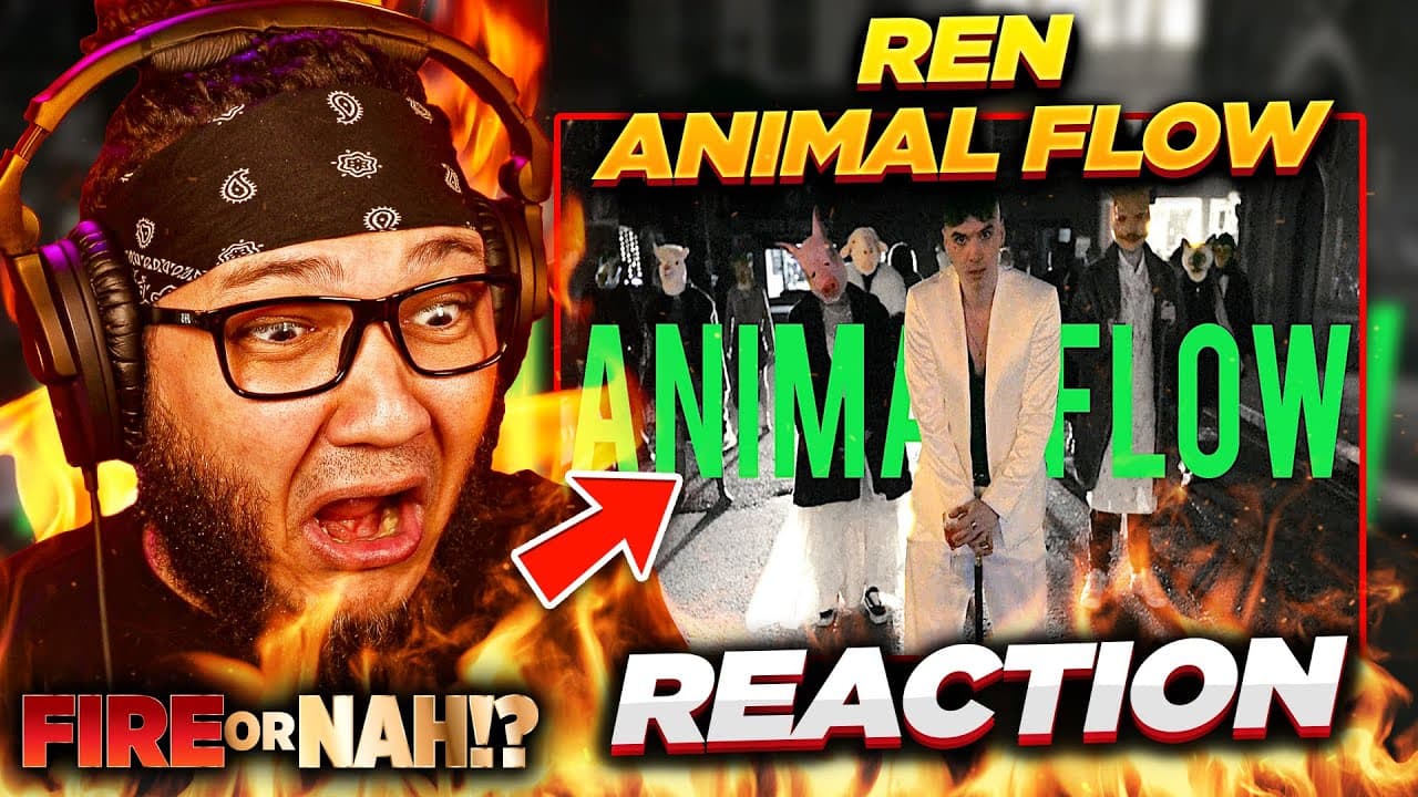 FIRE or NAH?! Ren - Animal Flow (REACTION) | iamsickflowz