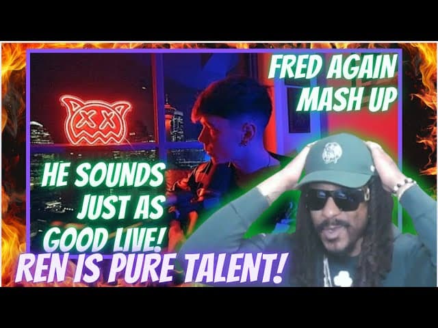 Ren - Fred Again Mash Up | Ren is a DIFFERENT type of BEAST! | Reaction