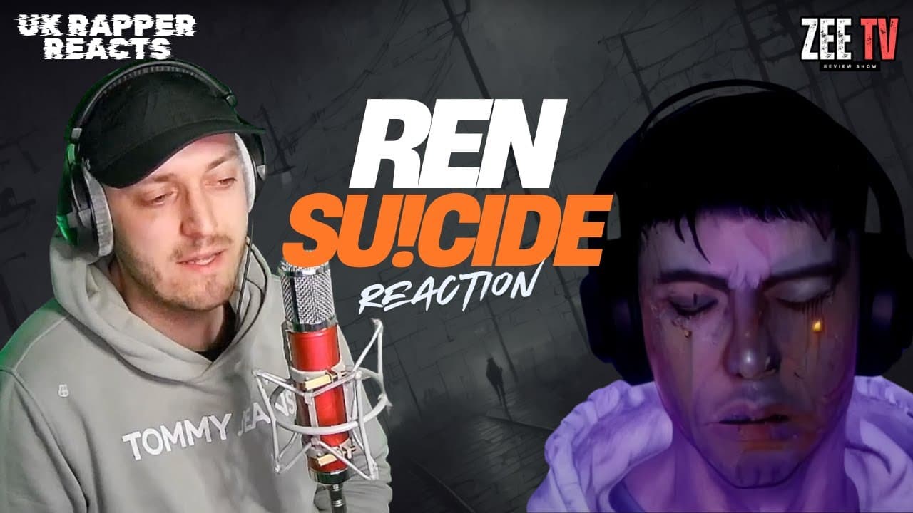 RAPPER REACTS to REN - SU!CIDE | Music REACTION | Zee TV
