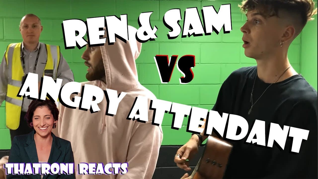 Ren & Sam VS. Angry car park attendant reaction!