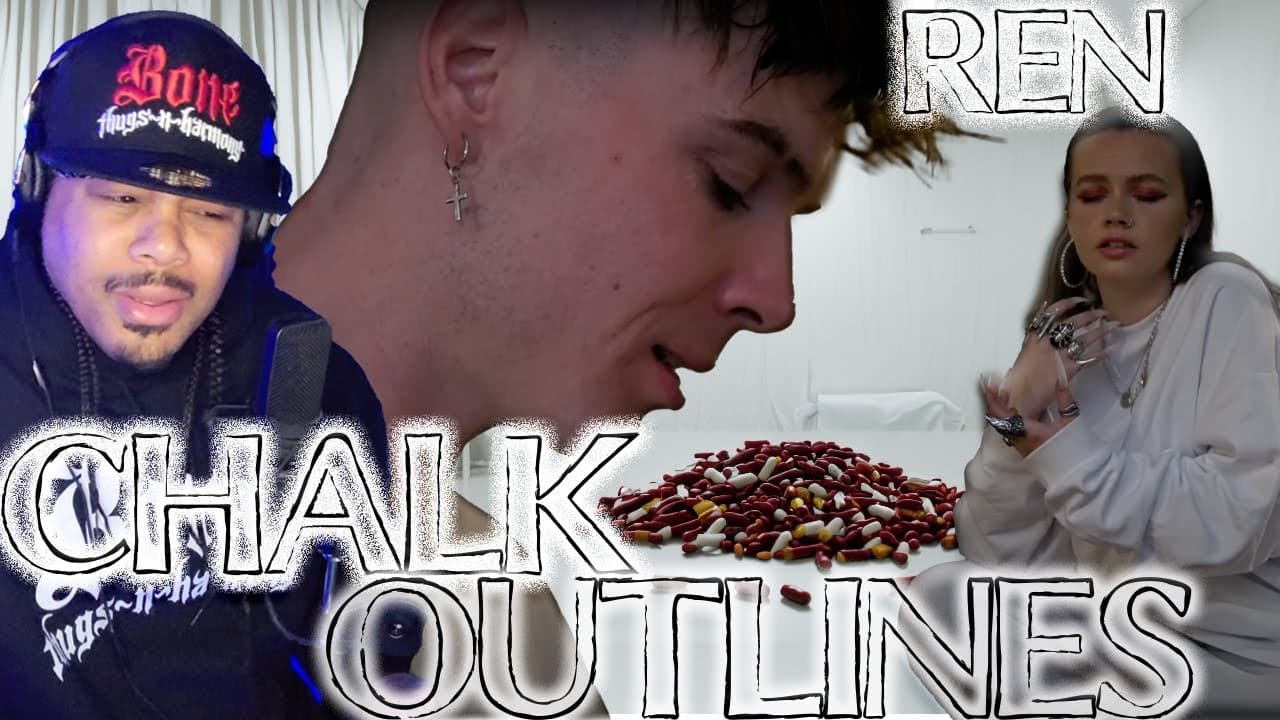 LET'S TALK ABOUT IT!!! | Ren | CHINCHILLA | Chalk Outlines | Rapper REACTION | & Commentary