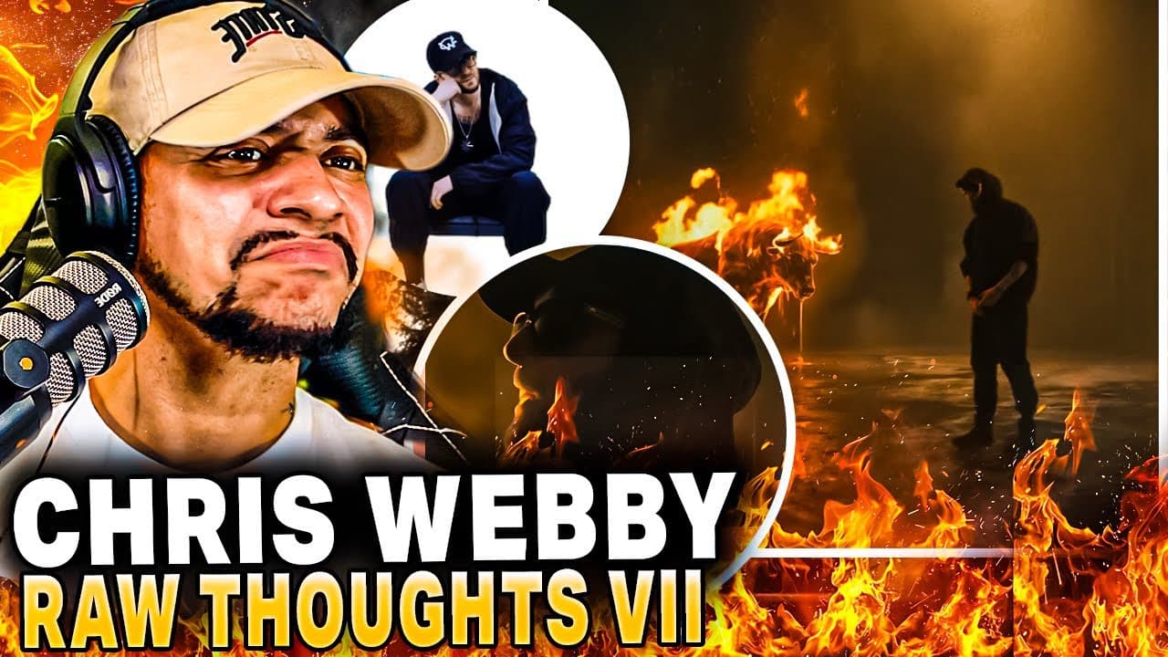 IT WAS NICE KNOWING Y'ALL!!! Chris Webby - Raw Thought VII (LIVE REACTION)
