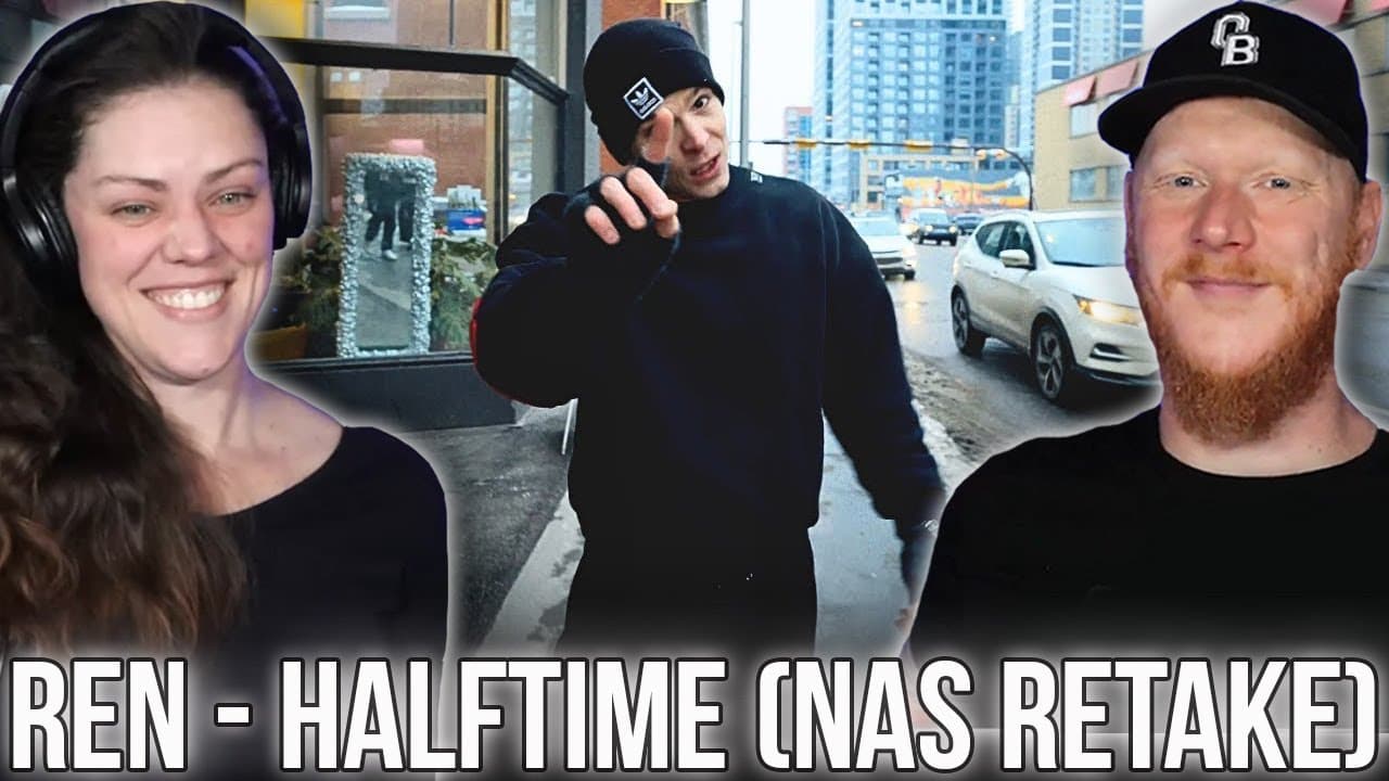 COUPLE React to Ren - Halftime (Nas Retake) | OB DAVE REACTS