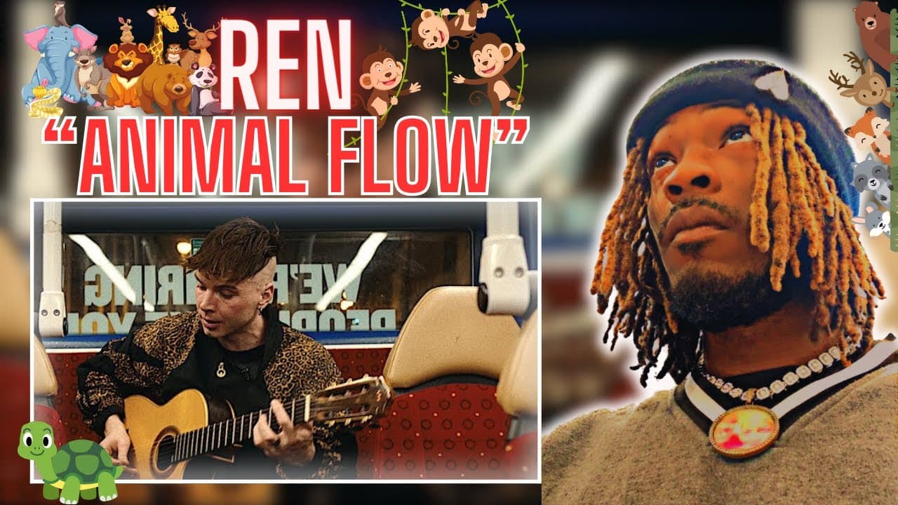 Ren - Animal Flow (Live Acoustic Video) | SimplyNotSimple Reactions