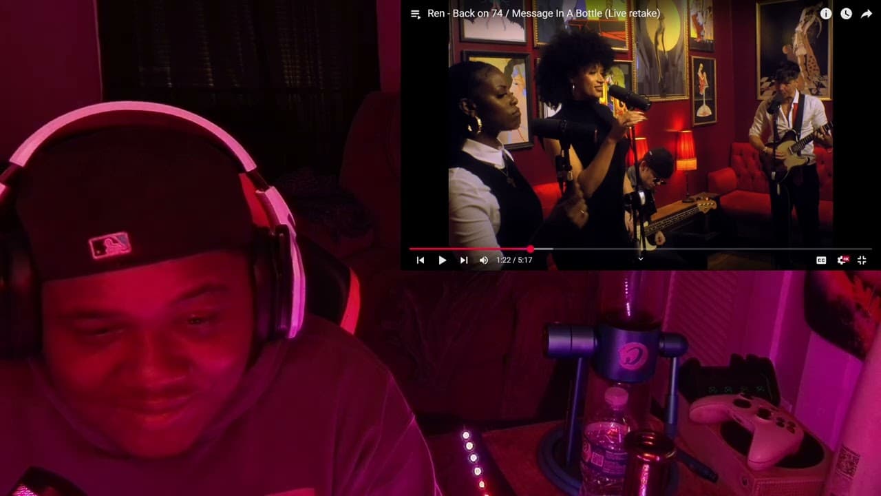 Ren - Back on 74 / Message In A Bottle (REACTION VIDEO)