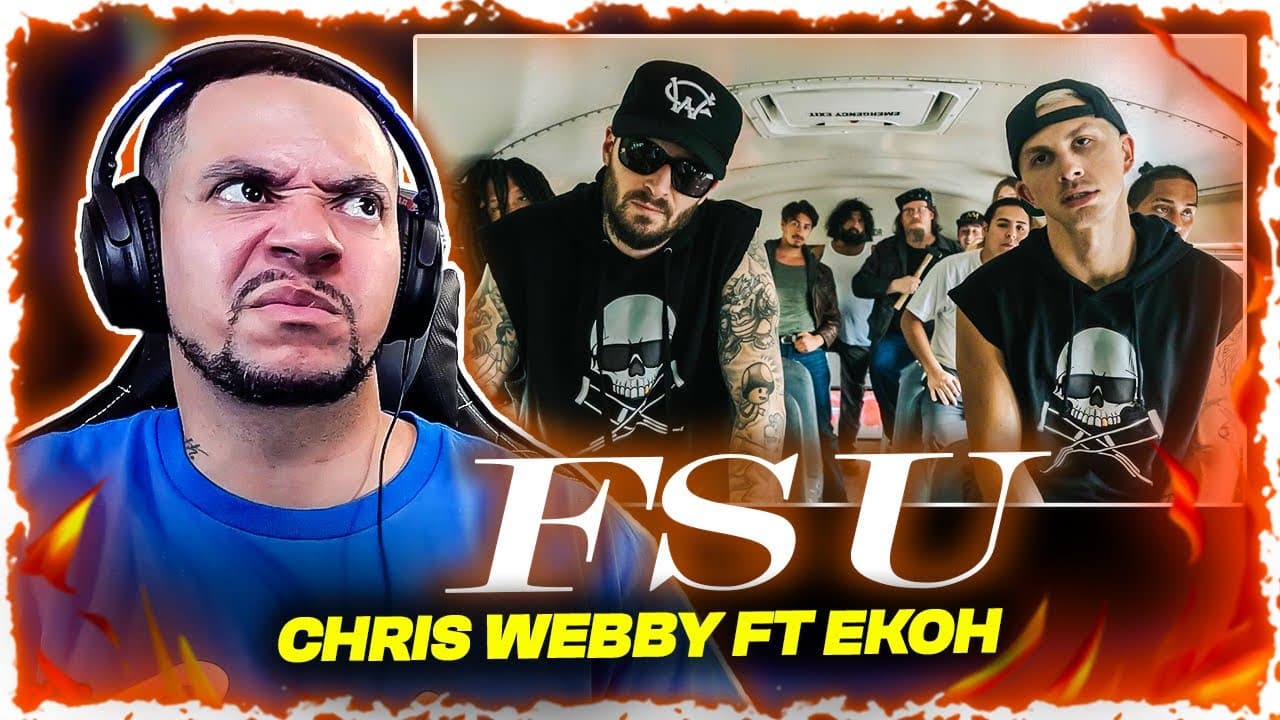 UNEXPECTED COLLAB TRACK!!! Chris Webby ft Ekoh - FSU (LIVE REACTION)