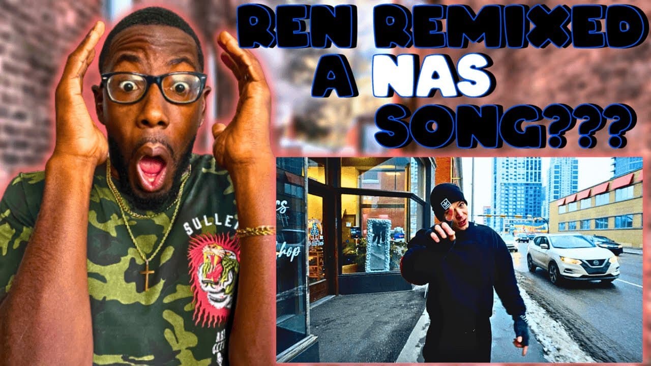 REN X NAS COLLAB COMING, MAYBE?? | RETRO QUIN REACTS TO REN "HALFTIME" (NAS RETAKE) OFFICIAL VIDEO