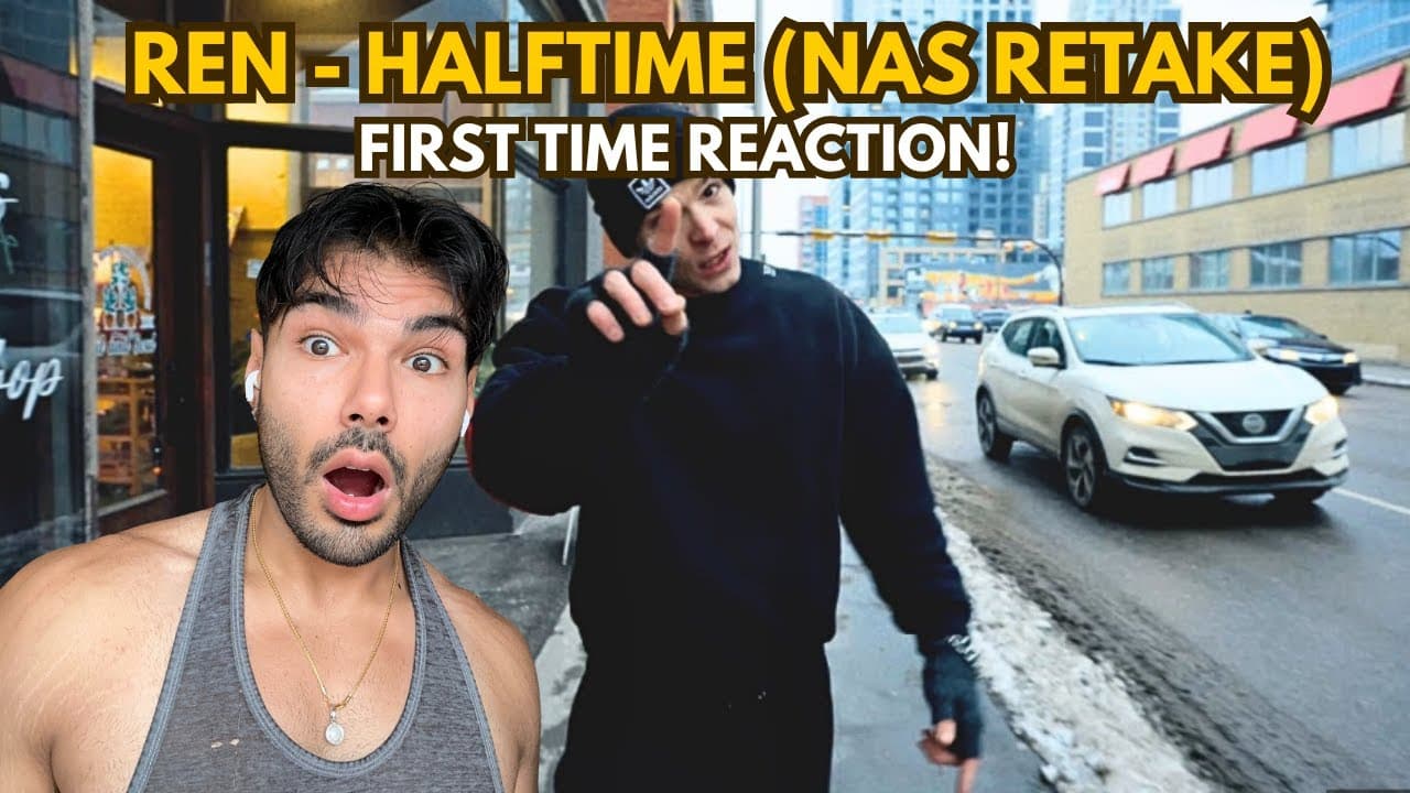 THIS WORD PLAY IS INSANE! | Ren - Halftime (Nas Retake) (FIRST TIME REACTION!!)