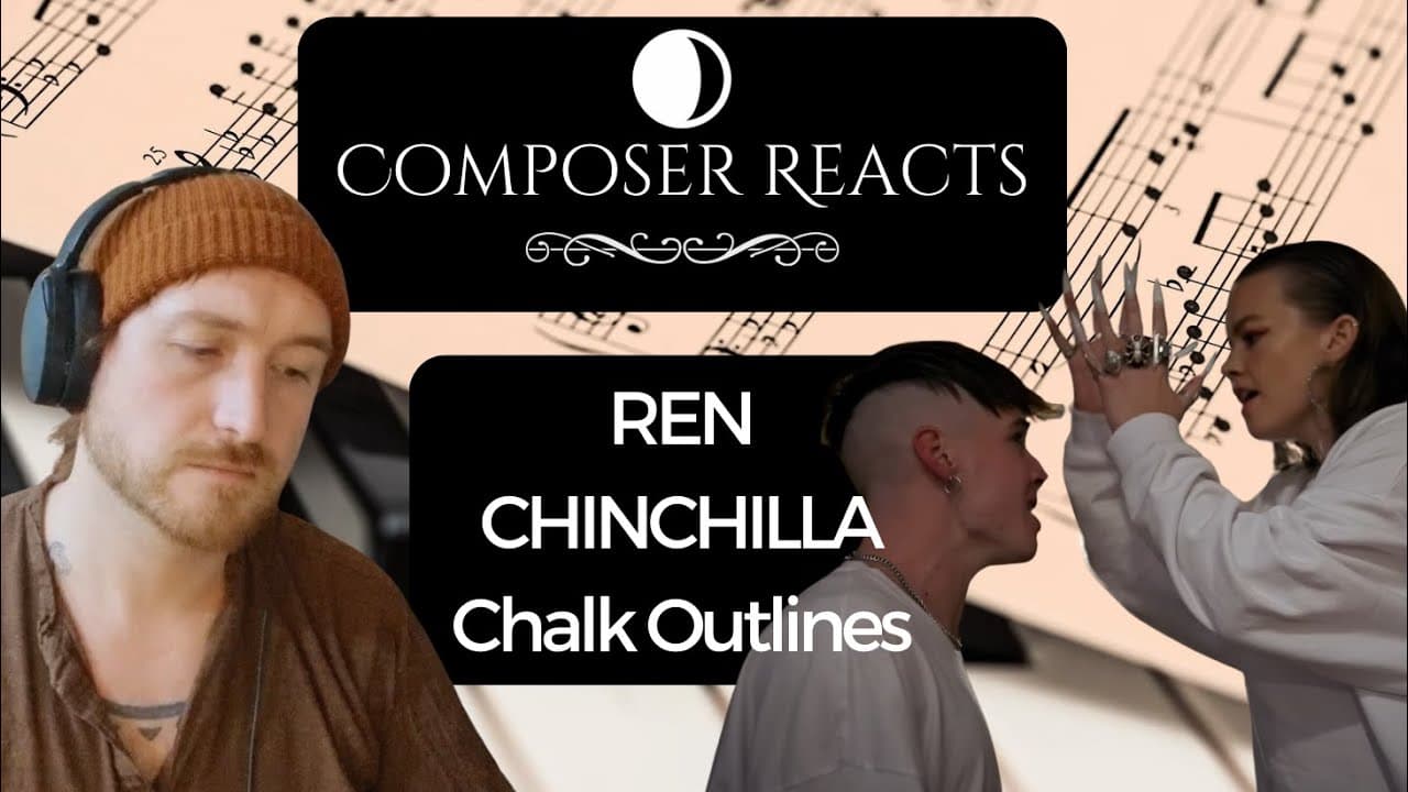 Composer Reacts to Ren X Chinchilla - Chalk Outlines (live) | Musical & Emotional Breakdown