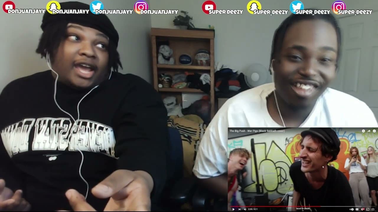 BLOODLINE Reacts to THE BIG PUSH - WAR PIGS (BLACK SABBATH COVER)