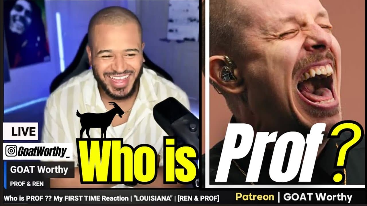 PROF - Louisiana (Live & Music Video) | Double Reaction