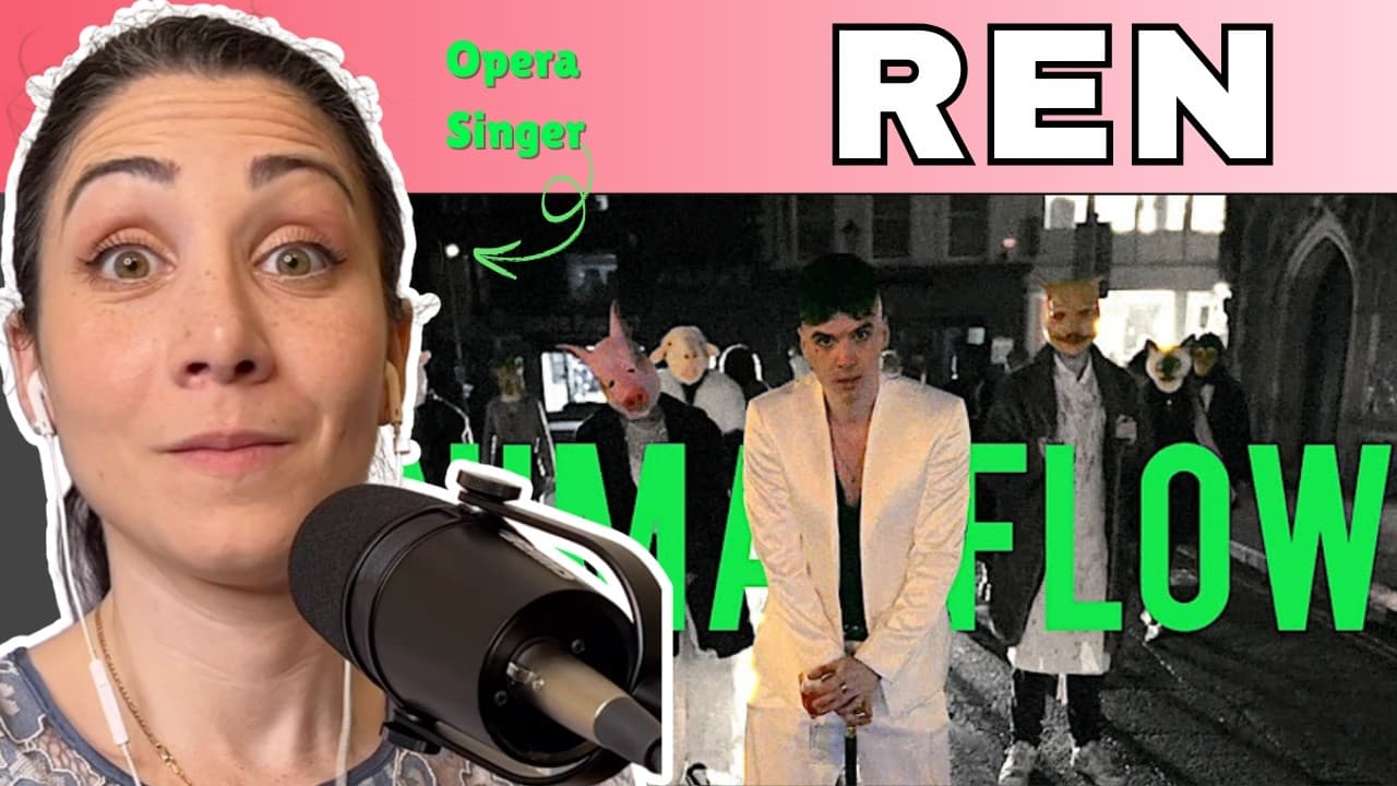 REN'S "Animal Flow" Opera Singer/ Voice Teacher FIRST TIME reaction