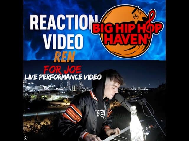 🎤 Ren “For Joe” Live Performance Reaction | Raw Emotion & Storytelling at Its Finest