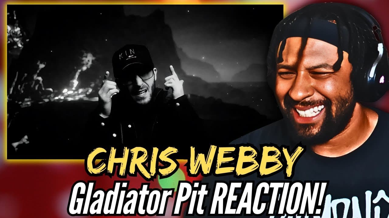 THIS IS HIPHOP! | Chris Webby - Gladiator Pit | First Time REACTION!