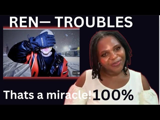 HE’S WORDS ALWAYS GET AT ME‼️ Ren-Troubles #reaction #reactionvideo #trouble