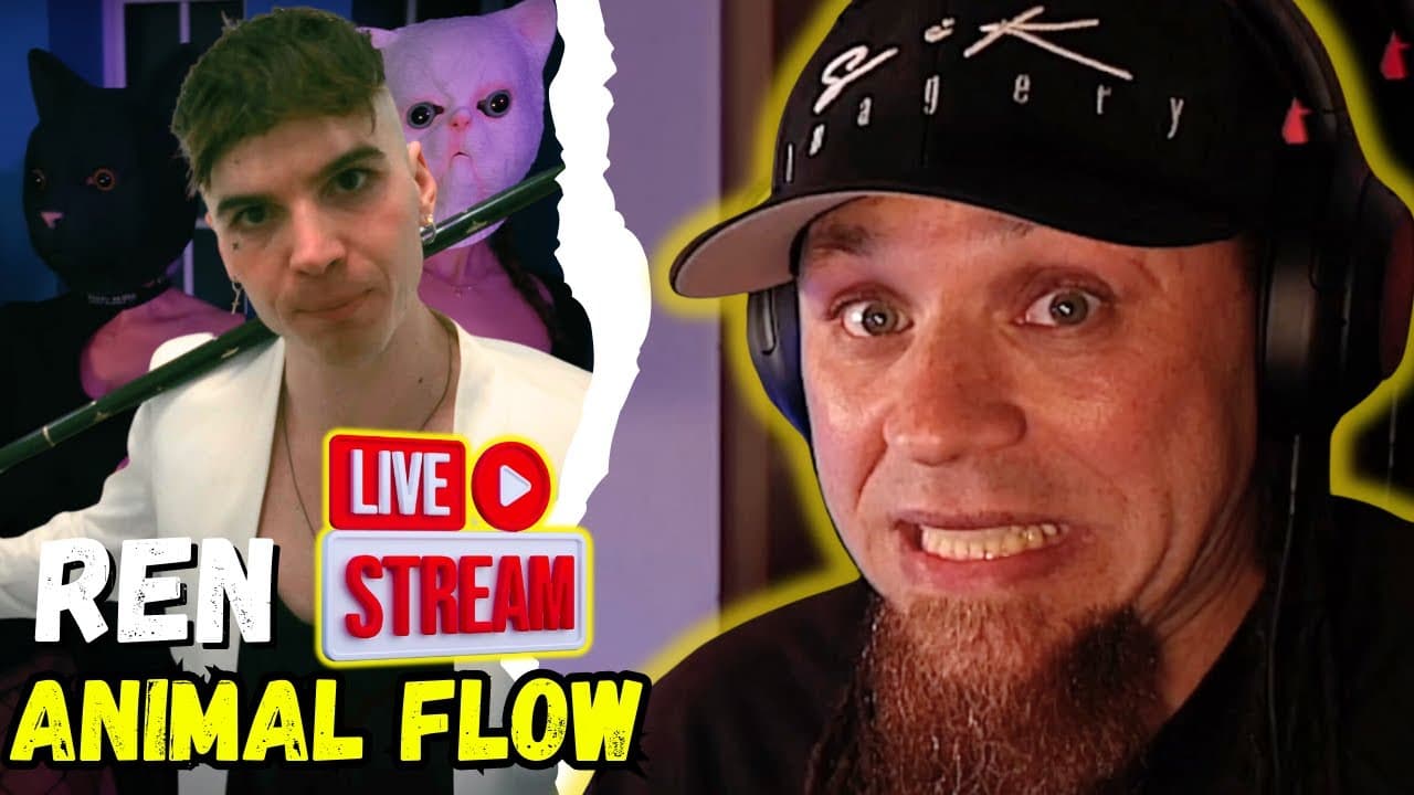 REN "ANIMAL FLOW" (today's live stream premiere!)  // Audio Engineer & Musician Reacts
