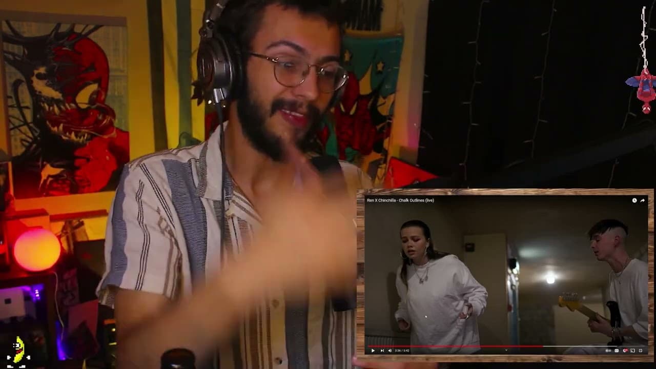 Musician REACTS to Ren X Chinchilla - Chalk Outlines (live)