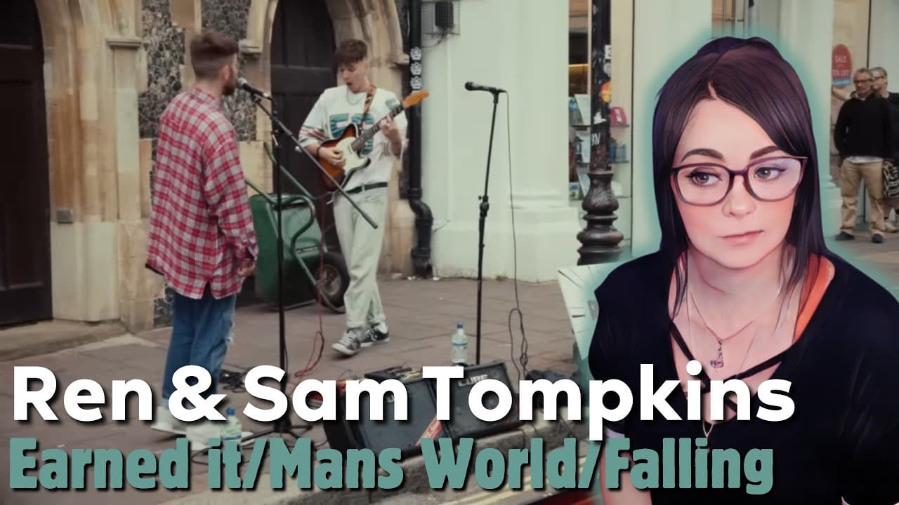 Ren & Sam Tompkins - Earned it/Mans World/Falling (Live) | REACTION | First Time Hearing
