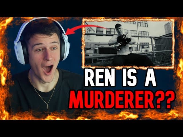 Is Ren MENTALLY ILL? | Ren - Murderer (Music Video & Acoustic Version) *FIRST TIME REACTIONS*
