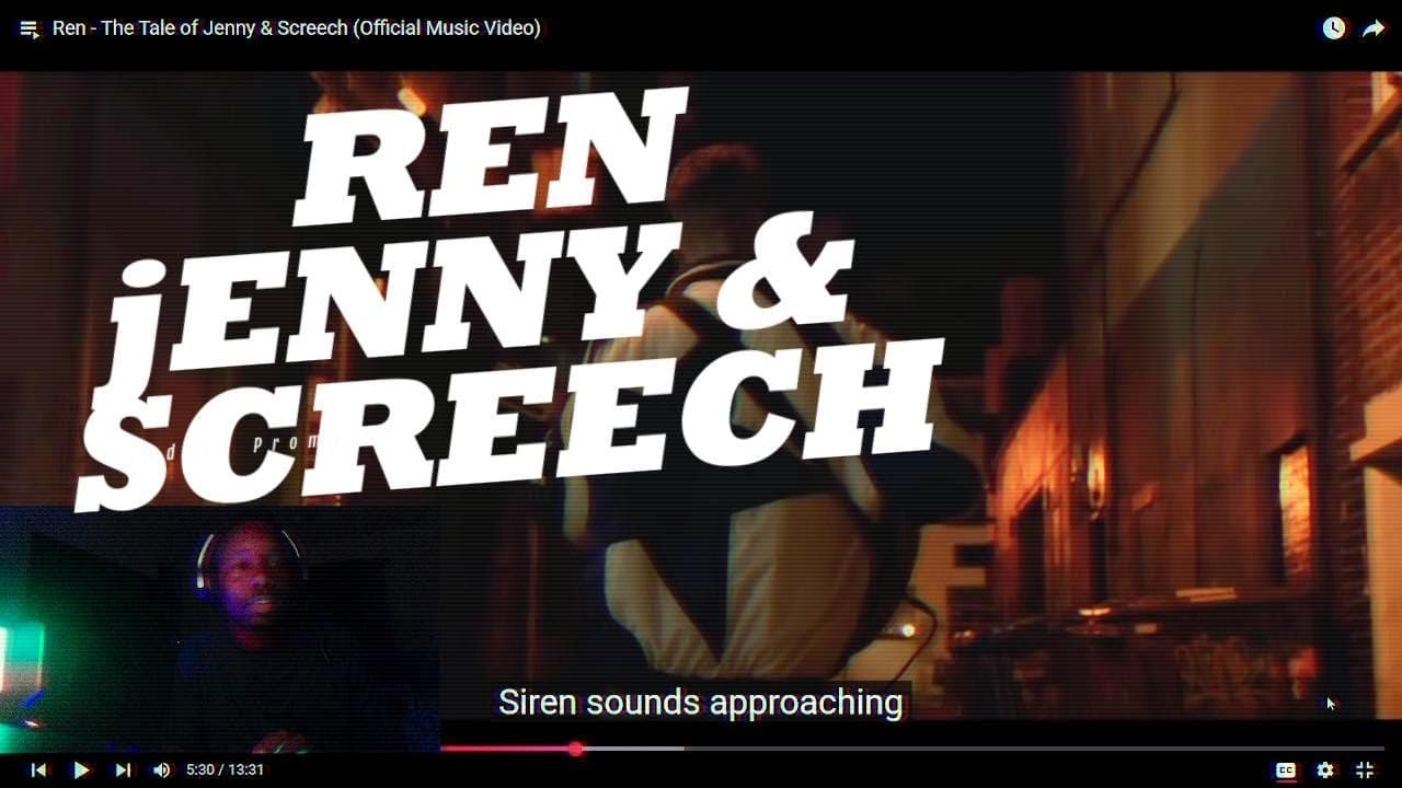 Ren the tale of jenny & screech Reaction