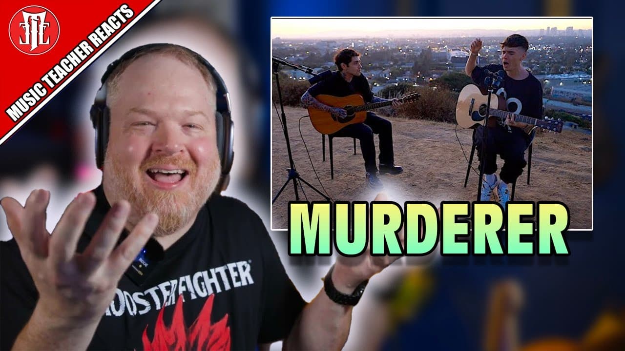Music Teacher Reacts | REN - Murderer (Acoustic)