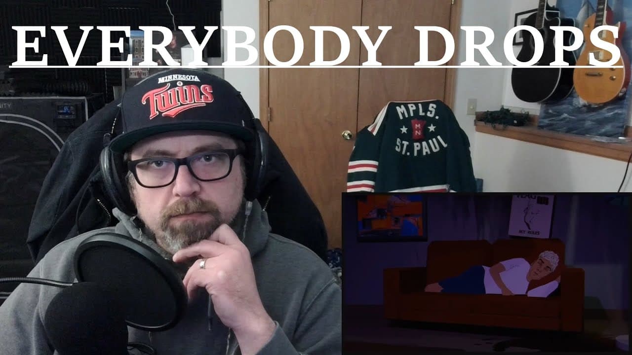 MY BRAIN, IT NEVER SLOWS - Ren - Everybody Drops (Official Visualizer) - FIRST LISTEN