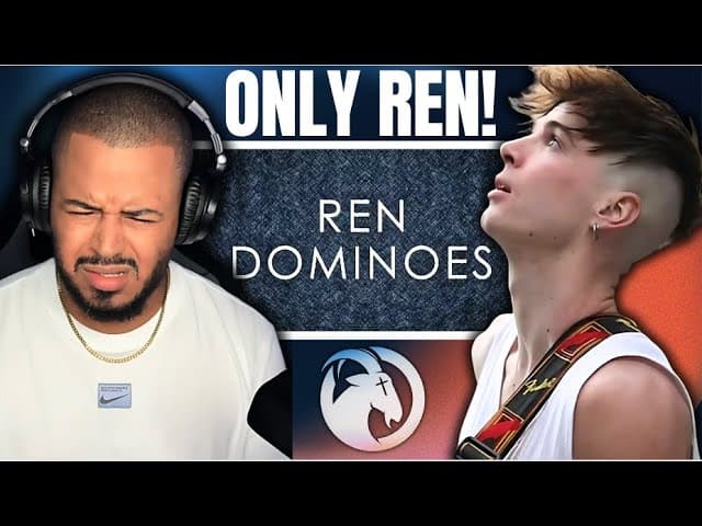 Ren NEVER Disappoints!! | Ren - Dominoes (Official Lyric Video) | Reaction