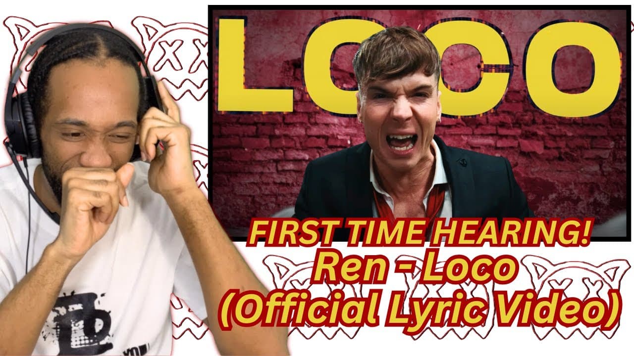 REN IS A GENIUS! | Ren - Loco (Official Lyric Video) | (REACTION)