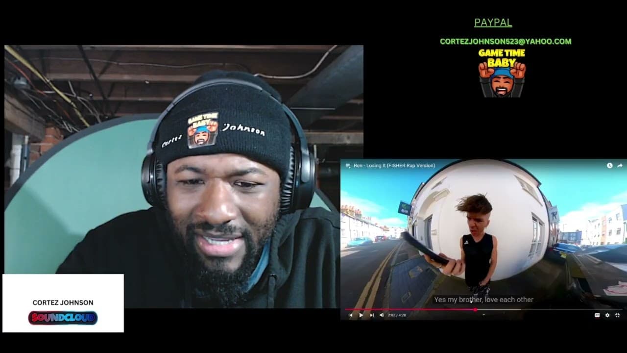 REN ON A TECHNO BOOM BAP BEAT AND IM ALWAYS HERE FOR THAT!!! LOSING IT(FISHER RAP VERSION) REACTION