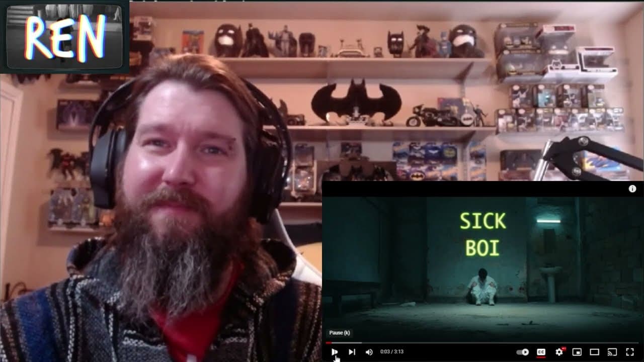 GBHR - Groovy reacts to Ren - Sick Boi (Official Music Video)