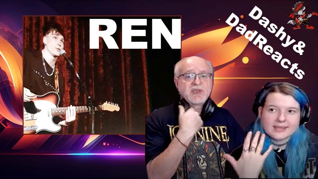 Dad&Daughter FIRST REACTION: Ren - Wade In The Water live
