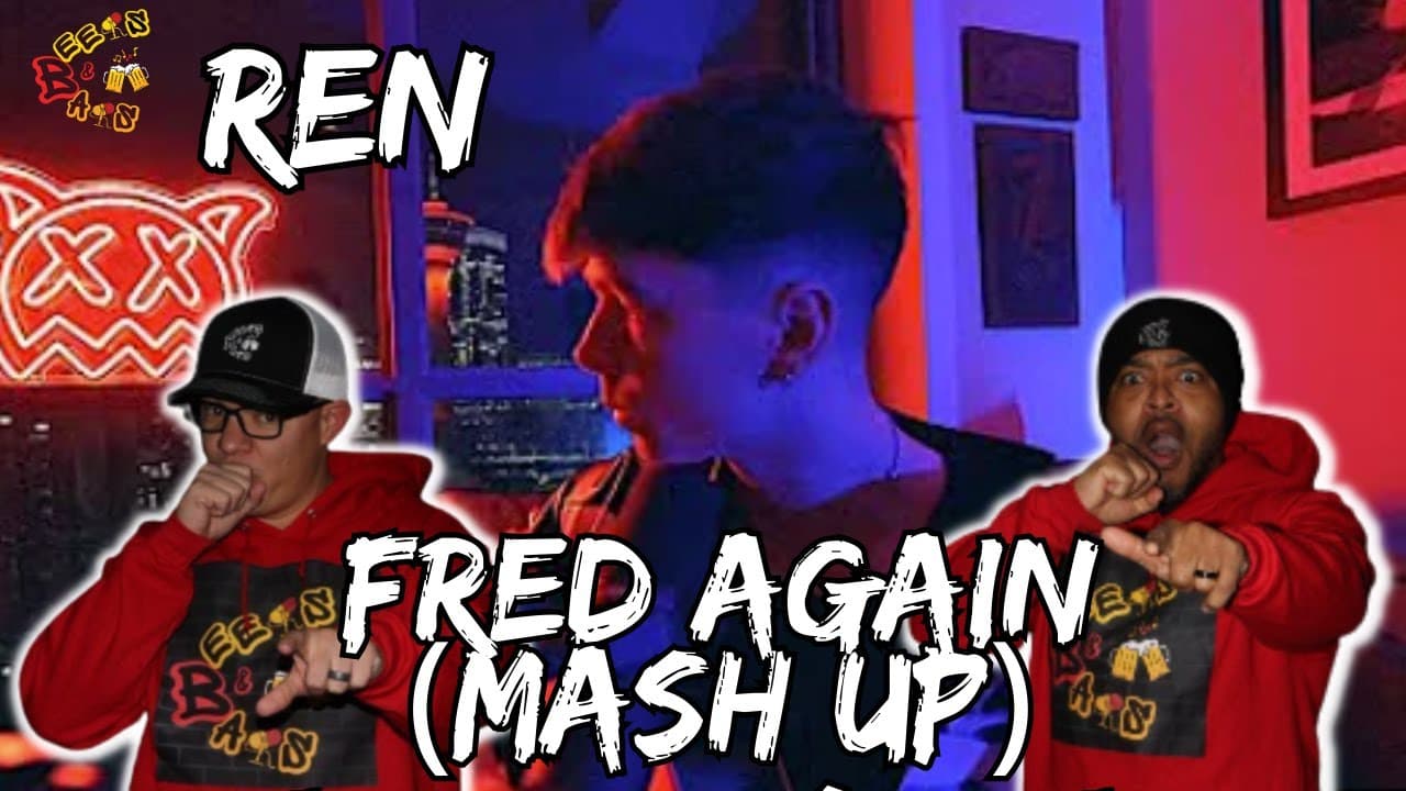 REN'S ELEVATION IS UNMATCHED WITH THIS!!!! | Americans React to Ren - Fred Again Mash Up