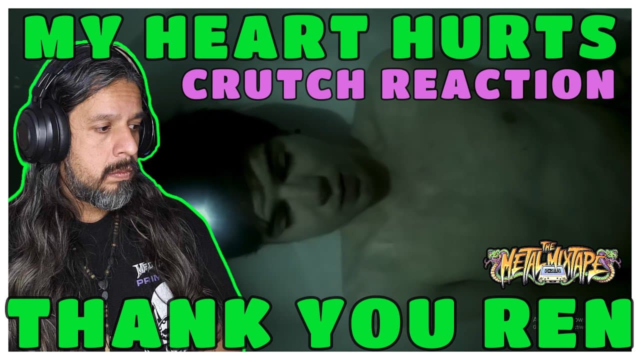 Metal Journalist Reaction - Ren Ft. Bibi - Crutch - THIS HURTS MY HEART.... Love you Ren.
