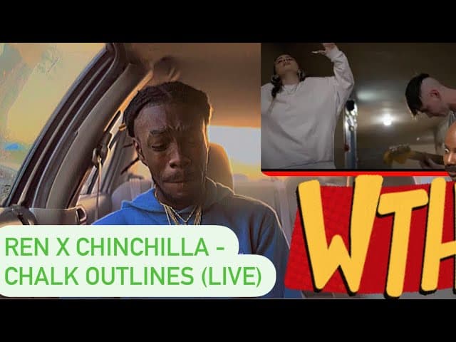 REN X CHINCHILLA -CHALK OUTLINES (LIVE) AMERICAN REACTION VIDEO ( NOW THIS THE 🥇 🫀❤️❤️🤞🏾💯