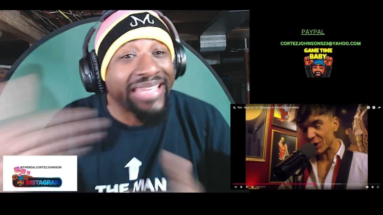 REN WITH THE MOTOWN VIBES!!!BACK ON 74/MESSAGE IN A BOTTLE REACTION