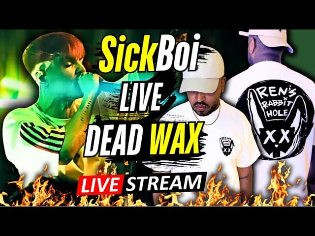 Ren - The Sick Boi Live at Dead Wax | LIVE REACTION PARTY!