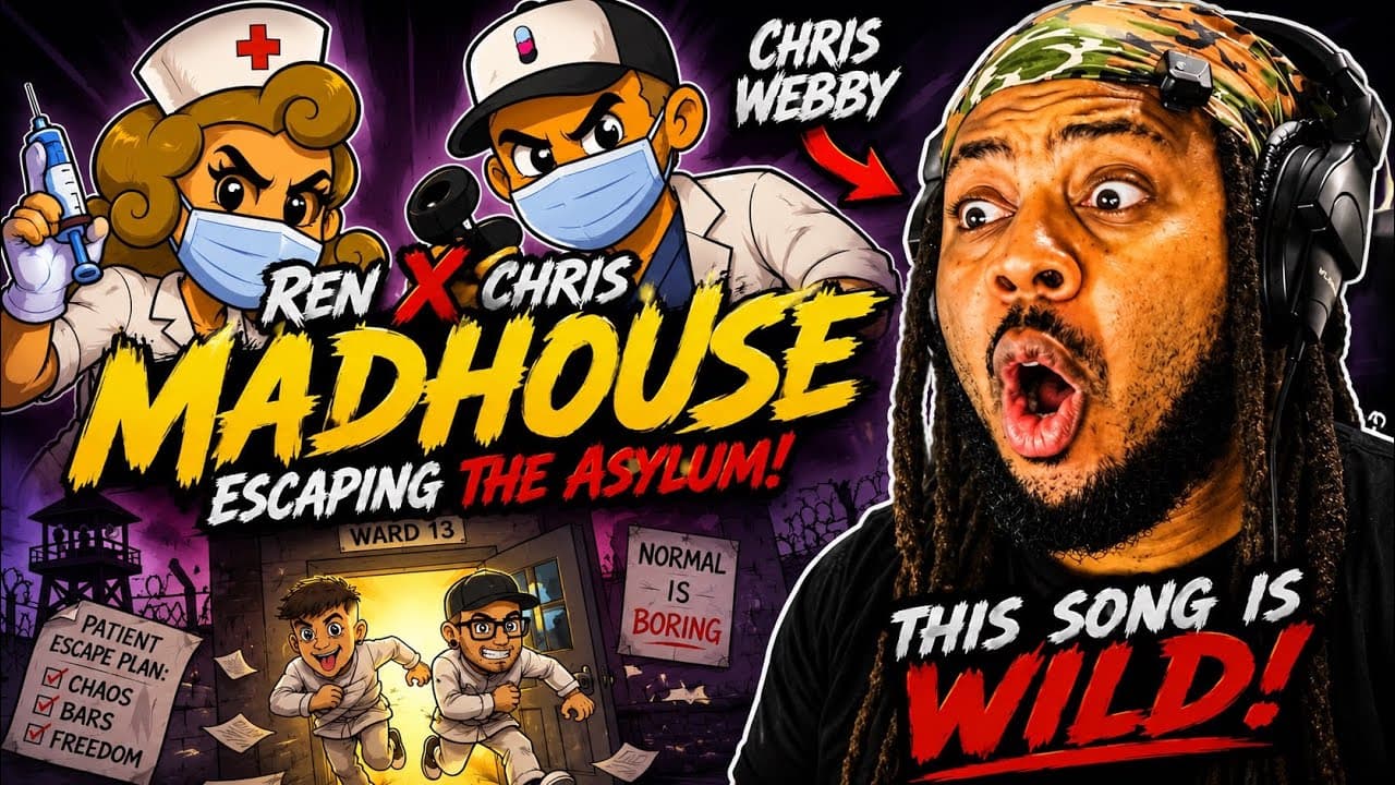 Ren & Chris Webby ESCAPE THE MADHOUSE?! 😳 | First Reaction