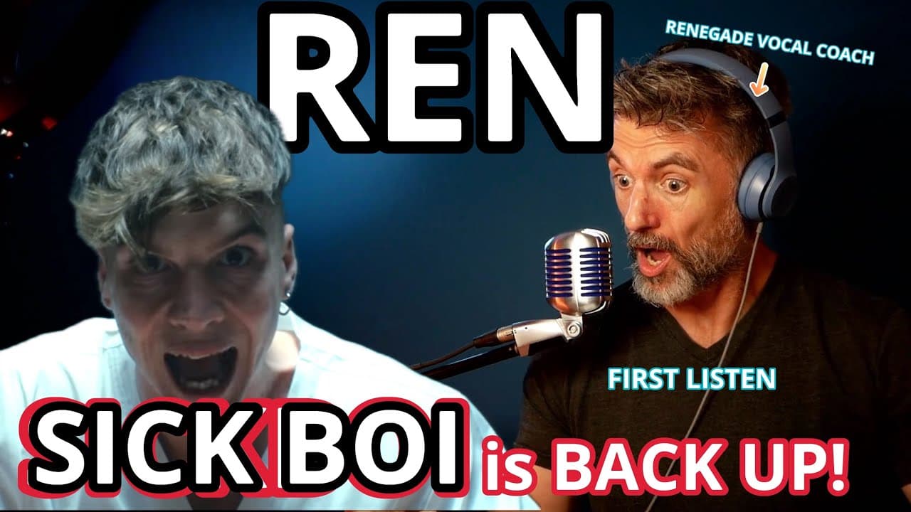 💥RENEGADE💥 Vocal Coach Reacts: FIRST LISTEN to ‘Sick Boi’-REN